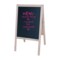 Crestline Products Marquee Easel (Natural Hardwood) Two Black Chalkboards 31222 - alternate 2